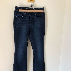 High waisted flare jeans